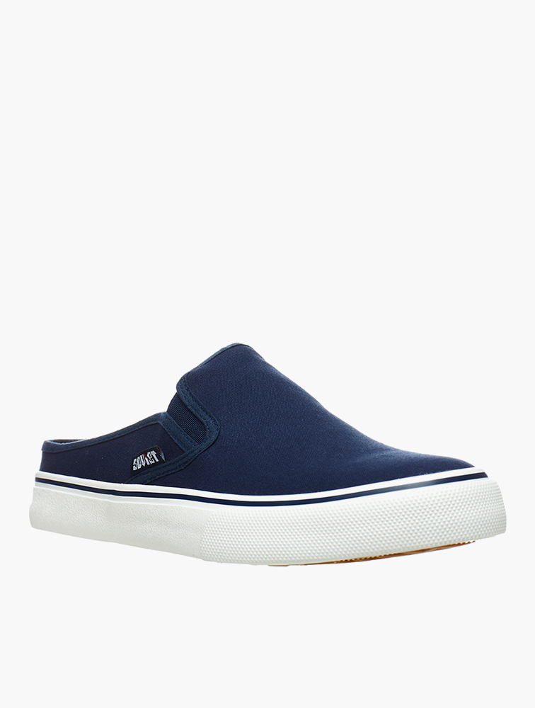 slip on navy sneakers